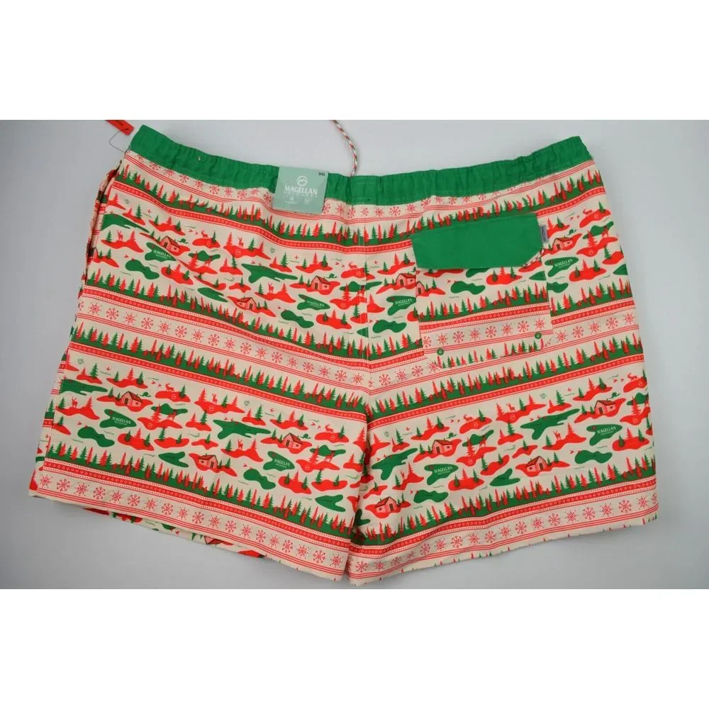 Magellan Outdoors Christmas‎ Holiday Collection Men's 3XL Fish Gear Boat Shorts